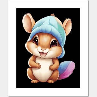 Baby squirrel Posters and Art